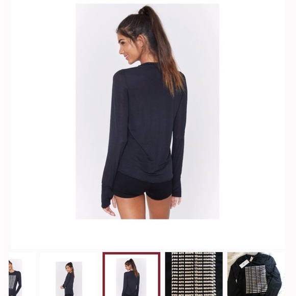 Spiritual Gangster More Than Enough Active Long-Sleeve Tee - Picture 4 of 9